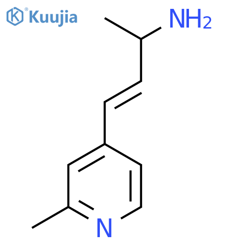 4-(2-methylpyridin-4-yl)but-3-en-2-amine structure