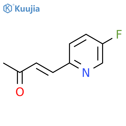4-(5-fluoropyridin-2-yl)but-3-en-2-one structure
