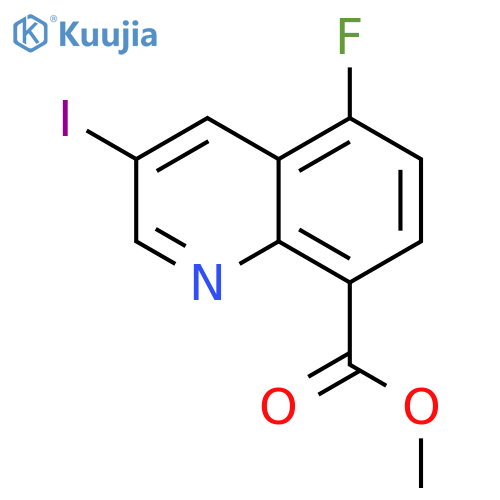 methyl 5-fluoro-3-iodoquinoline-8-carboxylate structure