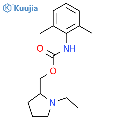 (1-ethylpyrrolidin-2-yl)methyl (2,6-dimethylphenyl)carbamate structure