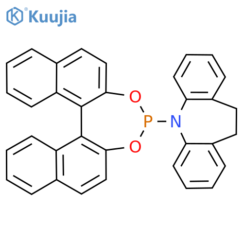 5-(11bR)-Dinaphtho[2,1-d:1',2'-f][1,3,2]dioxaphosphepin-4-yl-10,11-dihydro-5H-dibenz[b,f]azepine structure