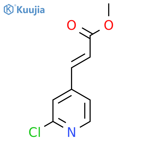 methyl (2E)-3-(2-chloropyridin-4-yl)prop-2-enoate structure