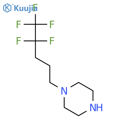 1-(4,4,5,5,5-pentafluoropentyl)-Piperazine structure