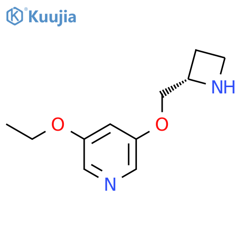 Pyridine, 3-[(2s)-2-azetidinylmethoxy]-5-ethoxy-(9ci) structure