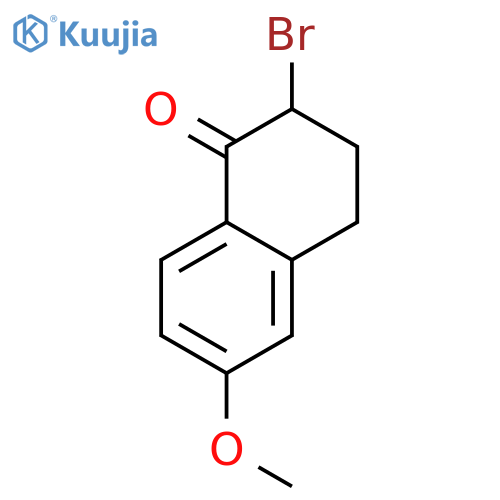 2-Bromo-6-methoxy-3,4-dihydronaphthalen-1(2H)-one structure