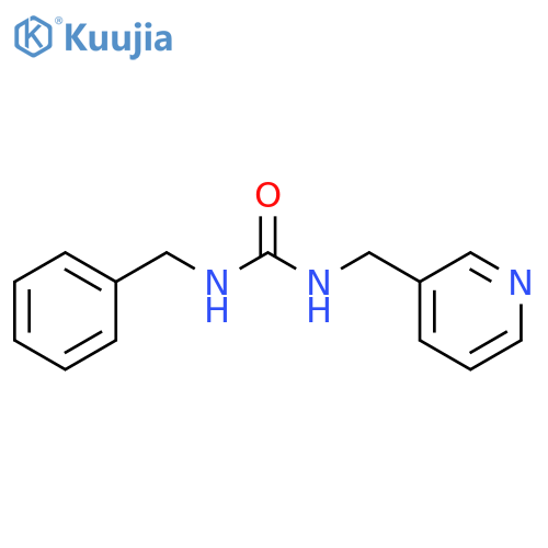 3-benzyl-1-(pyridin-3-yl)methylurea structure