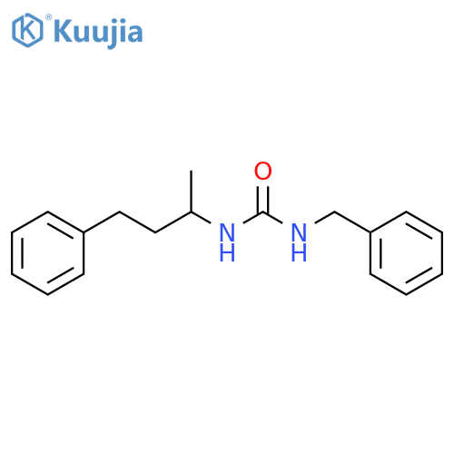 Urea, N-(1-methyl-3-phenylpropyl)-N'-(phenylmethyl)- structure