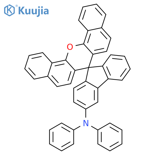 Spiro[7H-dibenzo[c,h]xanthene-7,9'-[9H]fluoren]-3'-amine, N,N-diphenyl- structure