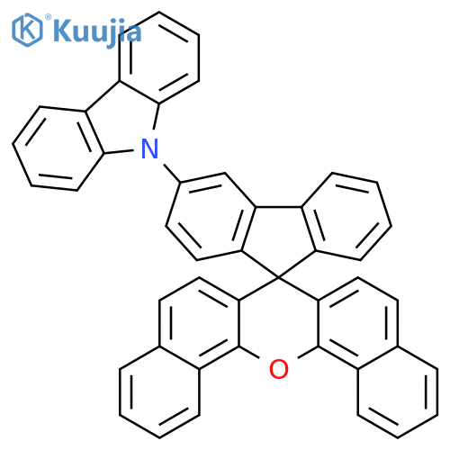 9H-Carbazole, 9-(spiro[7H-dibenzo[c,h]xanthene-7,9'-[9H]fluoren]-3'-yl)- structure