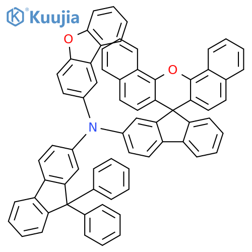 Spiro[7H-dibenzo[c,h]xanthene-7,9'-[9H]fluoren]-2'-amine, N-2-dibenzofuranyl-N-(9,9-diphenyl-9H-fluoren-2-yl)- structure