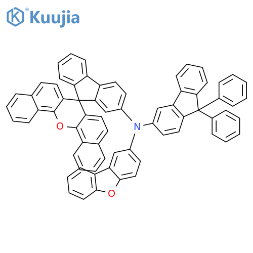 Spiro[7H-dibenzo[c,h]xanthene-7,9'-[9H]fluoren]-2'-amine, N-2-dibenzofuranyl-N-(9,9-diphenyl-9H-fluoren-3-yl)- structure