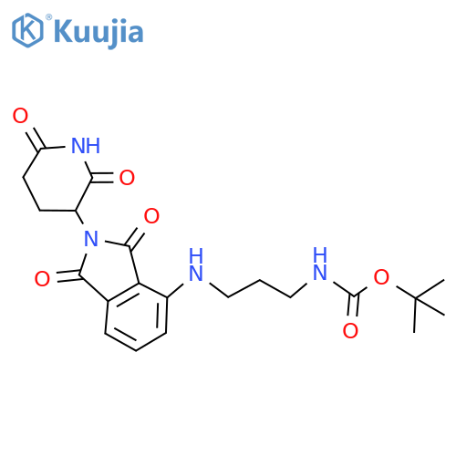 Thalidomide-NH-(CH2)3-NH-Boc structure