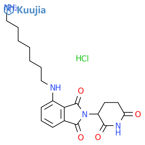 4-[(7-Aminoheptyl)amino]-2-(2,6-dioxopiperidin-3-yl)isoindoline-1,3-dione HCl structure