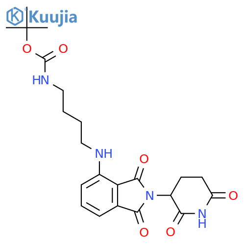 Thalidomide-NH-C4-NH-Boc structure