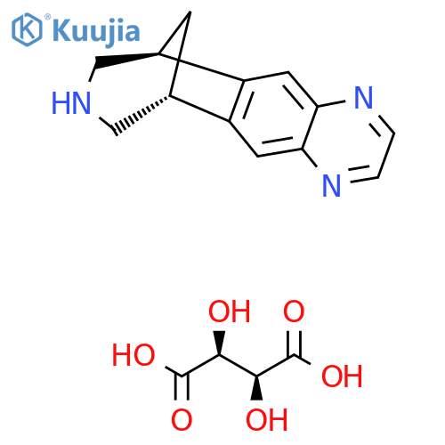 (2S,3S)-2,3-dihydroxybutanedioic acid, 5,8,14-triazatetracyclo10.3.1.0^{2,11}.0^{4,9}hexadeca-2(11),3,5,7,9-pentaene structure