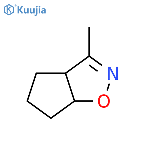 4H-Cyclopent[d]isoxazole, 3a,5,6,6a-tetrahydro-3-methyl- structure