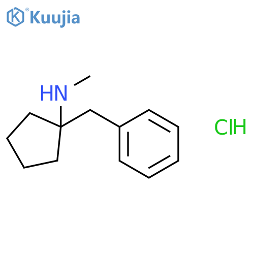 Cyclopentanamine,N-methyl-1-(phenylmethyl)-, hydrochloride (1:1) structure