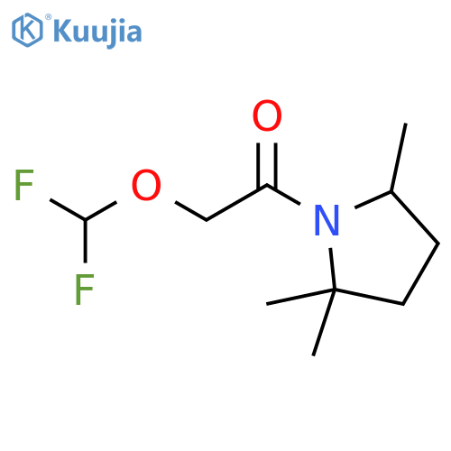 2-(difluoromethoxy)-1-(2,2,5-trimethylpyrrolidin-1-
yl)ethan-1-one structure