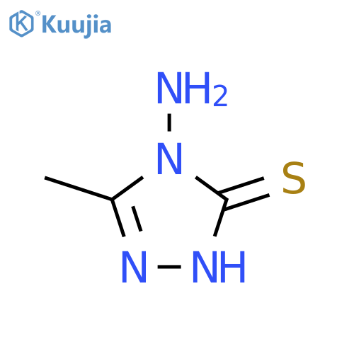 4-amino-5-methyl-4H-1,2,4-triazole-3-thiol structure