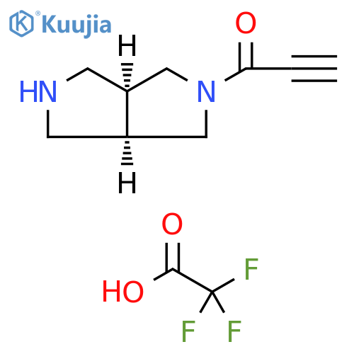 1-[octahydropyrrolo[3,4-c]pyrrol-2-yl]prop-2-yn-1-one, trifluoroacetic acid, cis structure
