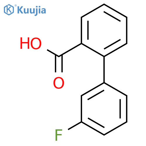 3'-Fluoro-[1,1'-biphenyl]-2-carboxylic acid structure