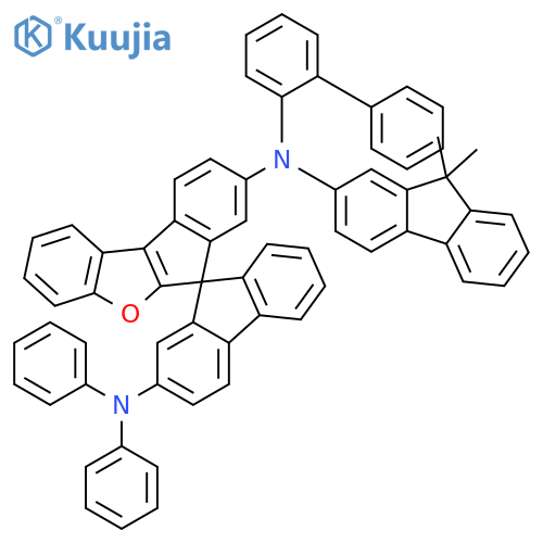 Spiro[6H-benz[b]indeno[1,2-d]furan-6,9'-[9H]fluorene]-2',8-diamine, N8-[1,1'-biphenyl]-2-yl-N8-(9,9-dimethyl-9H-fluoren-2-yl)-N2',N2'-diphenyl- structure