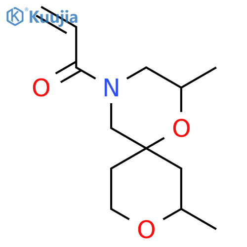 1-{2,8-Dimethyl-1,9-dioxa-4-azaspiro[5.5]undecan-4-yl}prop-2-en-1-one structure