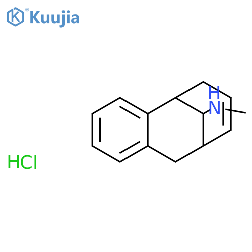 N-methyltricyclo7.3.1.0,2,7trideca-2,4,6,10-tetraen-13-amine hydrochloride structure
