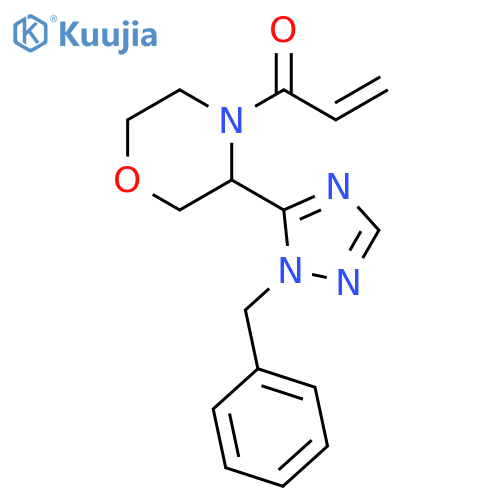1-3-(1-benzyl-1H-1,2,4-triazol-5-yl)morpholin-4-ylprop-2-en-1-one structure