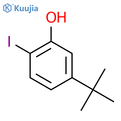 5-Tert-butyl-2-iodophenol structure