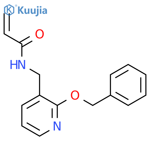 N-{2-(benzyloxy)pyridin-3-ylmethyl}prop-2-enamide structure