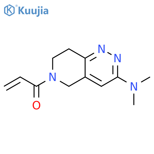 1-[3-(Dimethylamino)-7,8-dihydropyrido[4,3-c]pyridazin-6(5H)-yl]-2-propen-1-one structure