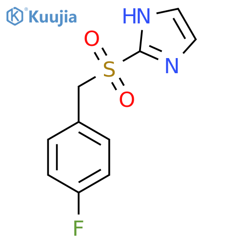 2-[(4-fluorophenyl)methanesulfonyl]-1H-imidazole structure