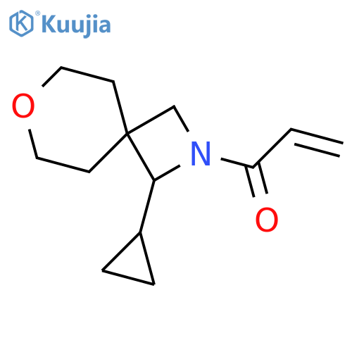 1-{1-Cyclopropyl-7-oxa-2-azaspiro[3.5]nonan-2-yl}prop-2-en-1-one structure