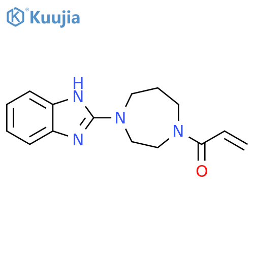 1-[4-(1H-Benzimidazol-2-yl)hexahydro-1H-1,4-diazepin-1-yl]-2-propen-1-one structure