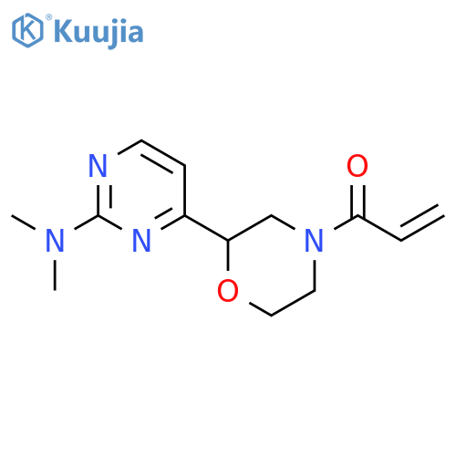 1-[2-[2-(Dimethylamino)-4-pyrimidinyl]-4-morpholinyl]-2-propen-1-one structure
