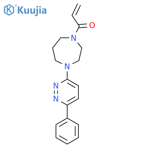 1-4-(6-phenylpyridazin-3-yl)-1,4-diazepan-1-ylprop-2-en-1-one structure