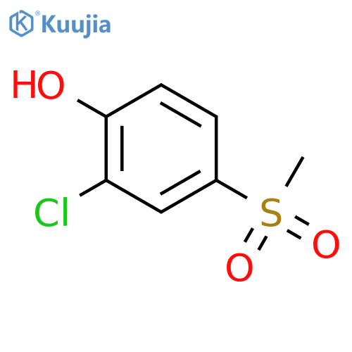 2-Chloro-4-(methylsulfonyl)phenol structure