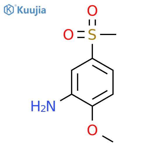 5-Methanesulfonyl-2-methoxyaniline structure