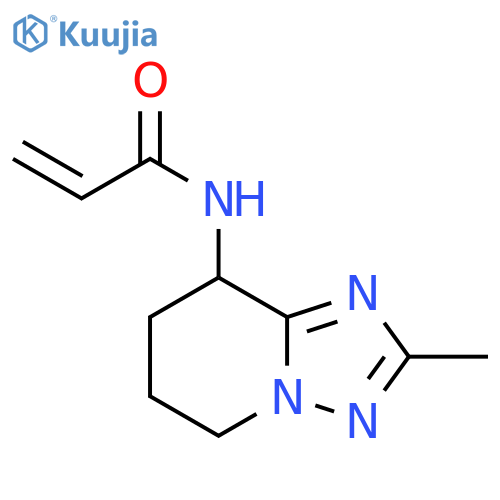 2-Propenamide, N-(5,6,7,8-tetrahydro-2-methyl[1,2,4]triazolo[1,5-a]pyridin-8-yl)- structure