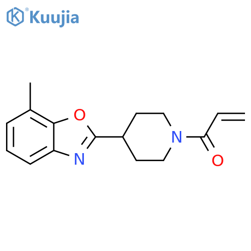 1-[4-(7-Methyl-2-benzoxazolyl)-1-piperidinyl]-2-propen-1-one structure