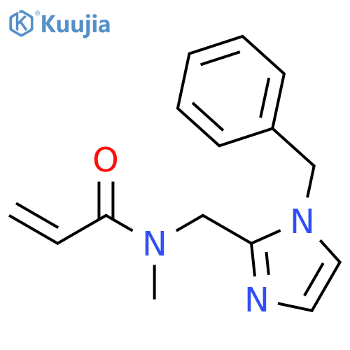 N-Methyl-N-[[1-(phenylmethyl)-1H-imidazol-2-yl]methyl]-2-propenamide structure