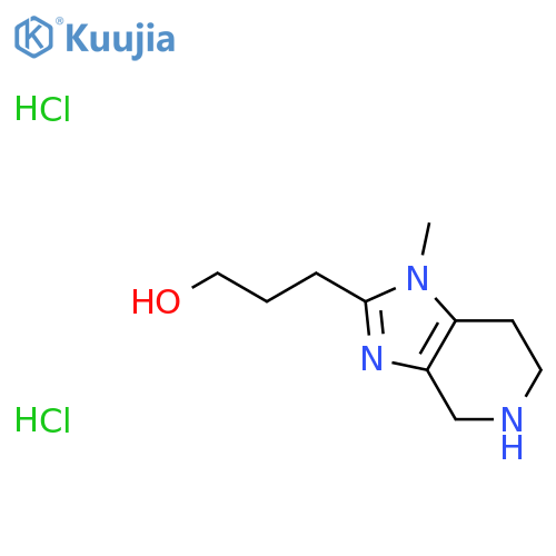 1H-Imidazo[4,5-c]pyridine-2-propanol, 4,5,6,7-tetrahydro-1-methyl-, hydrochloride (1:2)  structure