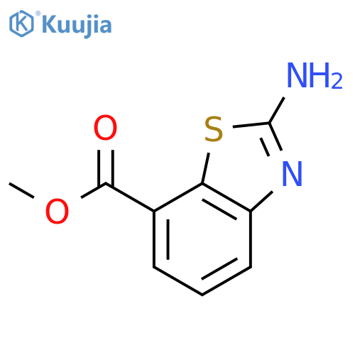 Methyl 2-aminobenzodthiazole-7-carboxylate structure