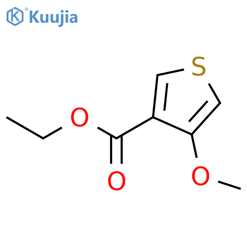 Ethyl 4-methoxythiophene-3-carboxylate structure