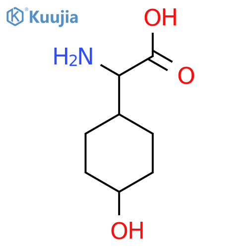 (2R)-2-amino-2-(4-hydroxycyclohexyl)acetic acid structure