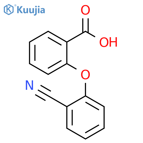 2-(2-cyanophenoxy)benzoic acid structure