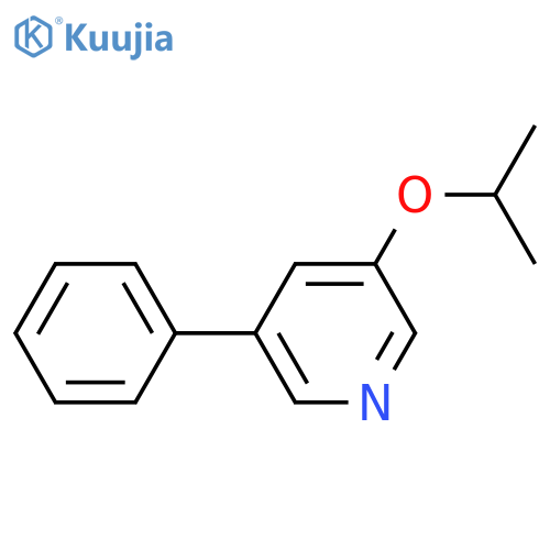3-Isopropoxy-5-phenylpyridine structure