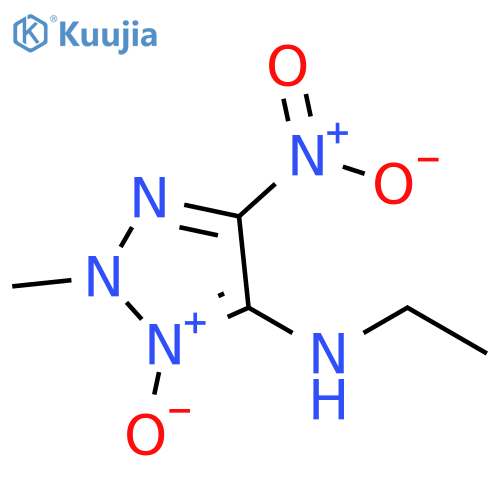2H-1,2,3-Triazol-4-amine, N-ethyl-2-methyl-5-nitro-, 3-oxide structure