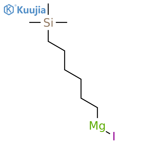 Magnesium, iodo[6-(trimethylsilyl)hexyl]- structure